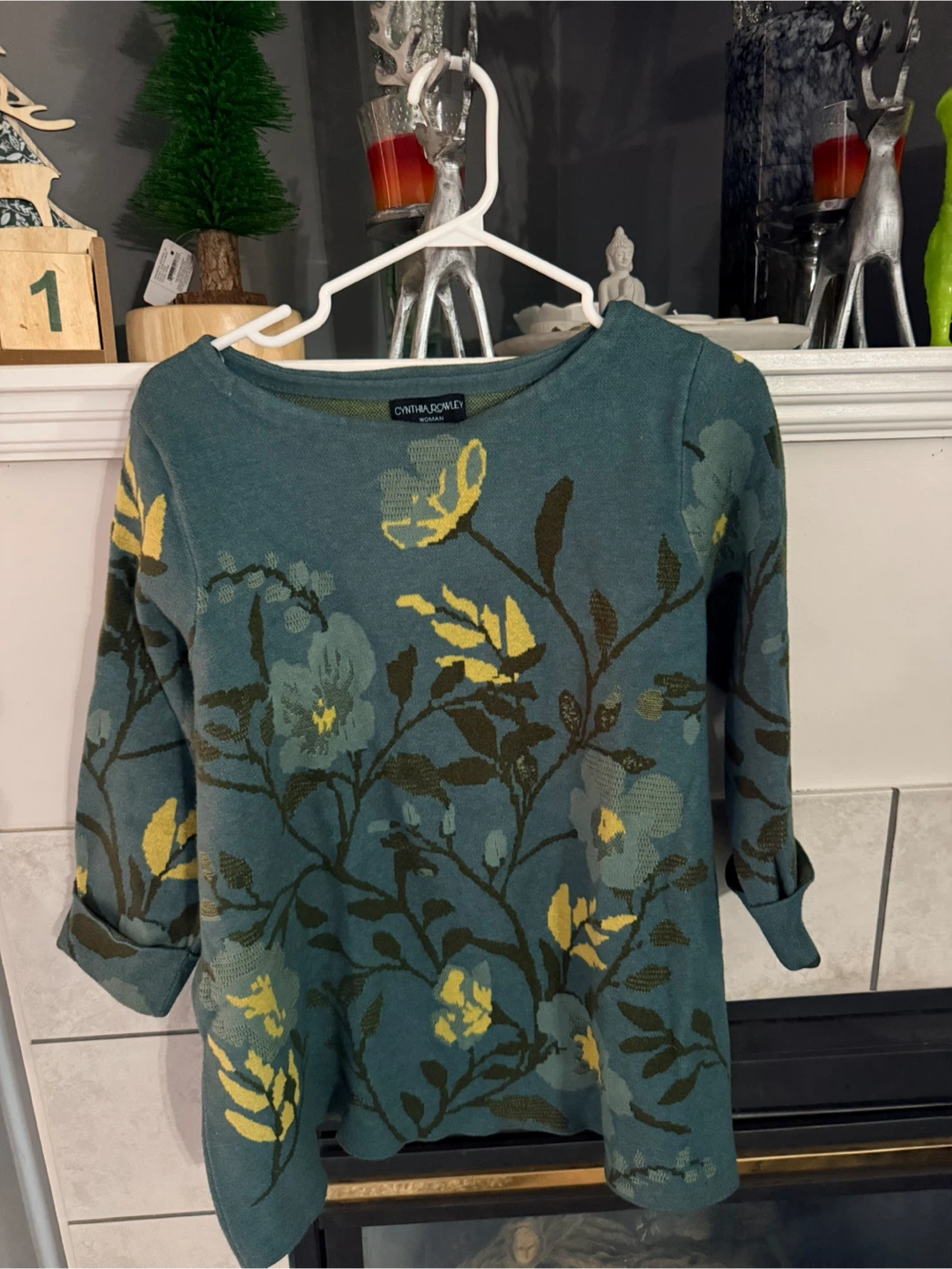 Cynthia Rowley Floral Sweater