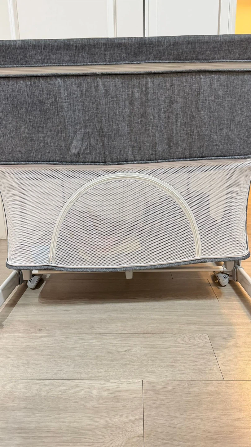 Grey Baby Bassinet with Mosquito Net - photo 5