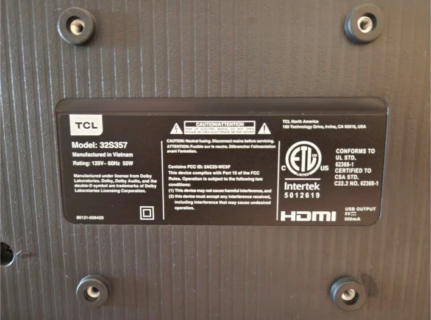 TCL 32" Roku Smart LED TV 1080p Full HD - photo 4