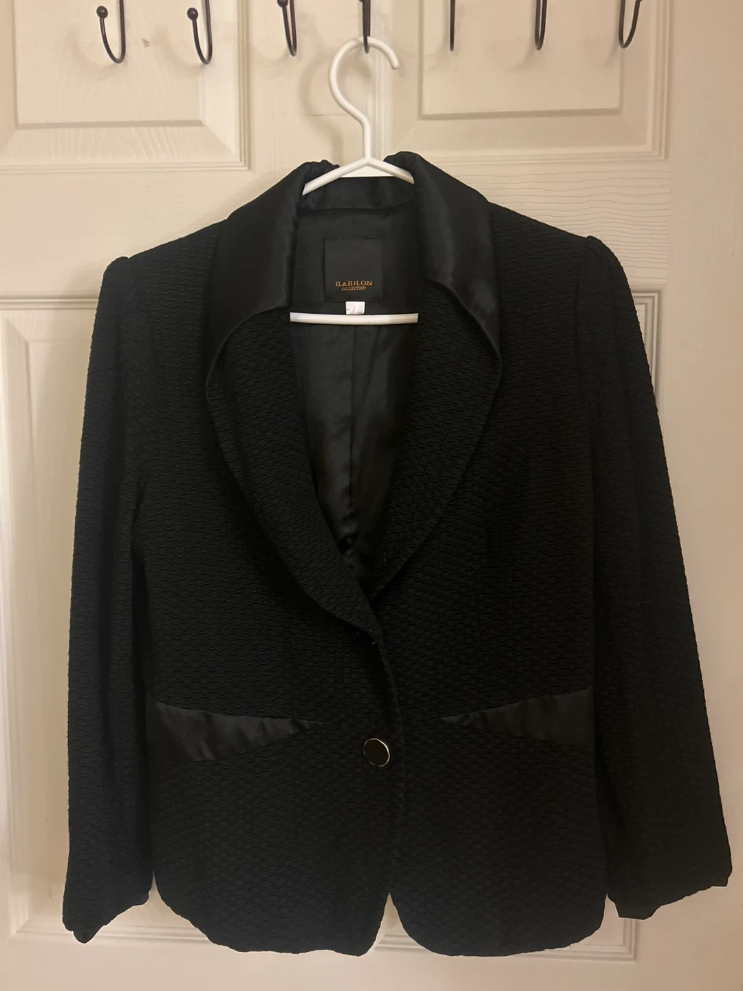 Babilo Collection Black Textured Blazer