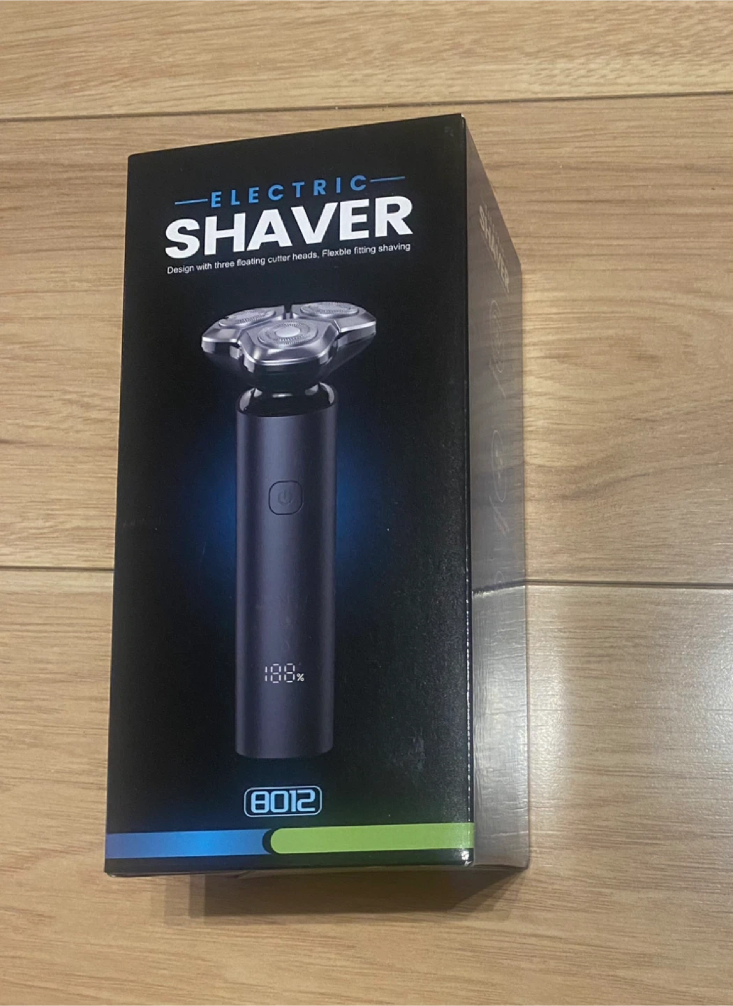 Electric Razor for Men, 3-Blade Rotary Shaving System, Silver