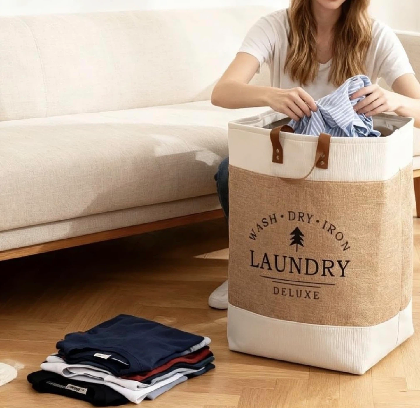 Laundry bag with Handles - photo 3