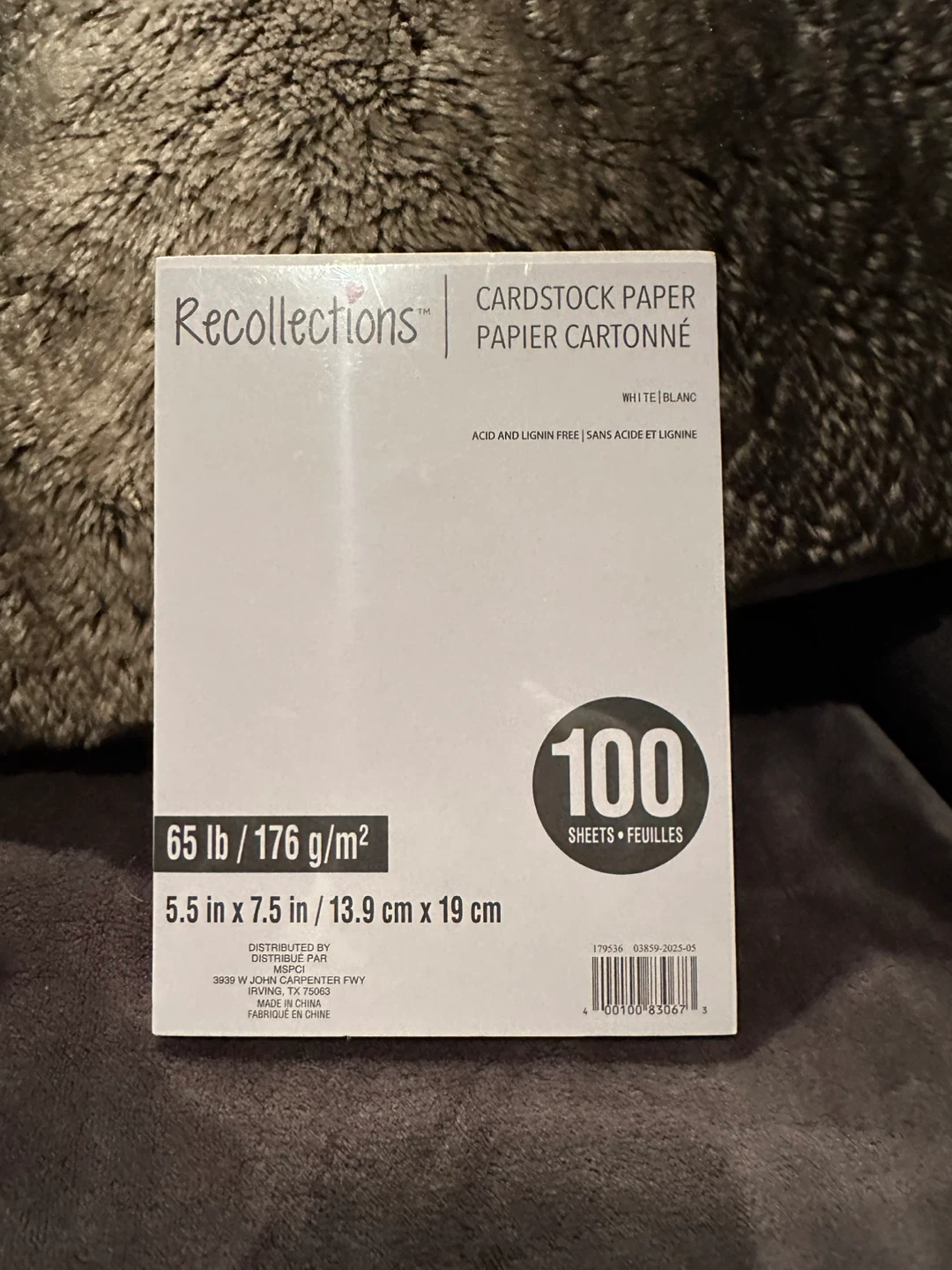 Cardstock paper