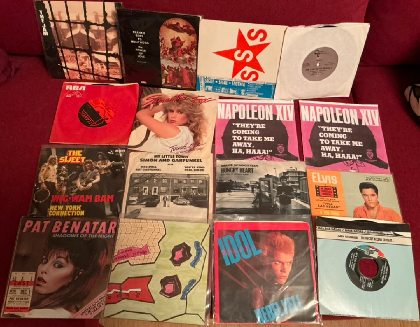 Collection of 23 assorted 7-inch Vinyl Records