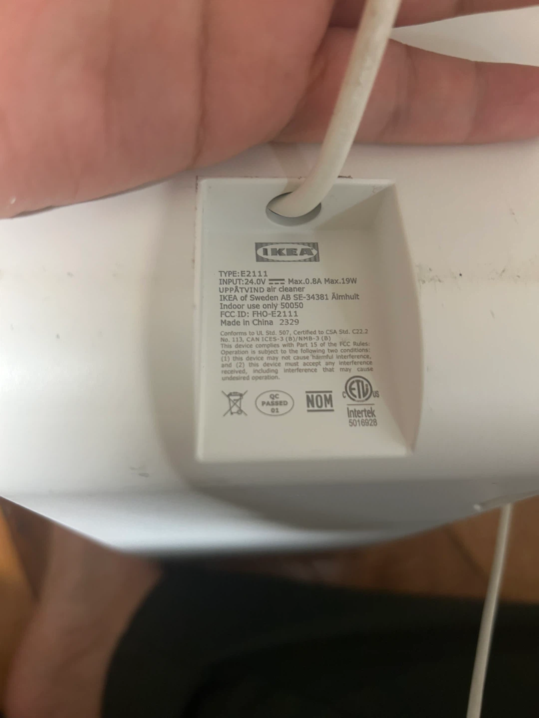 IKEA UPPSIKT Air Purifier Cleaner - photo 2