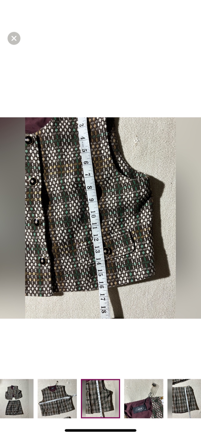 Cider Two-Piece Vest and Skirt Set - XS - photo 4