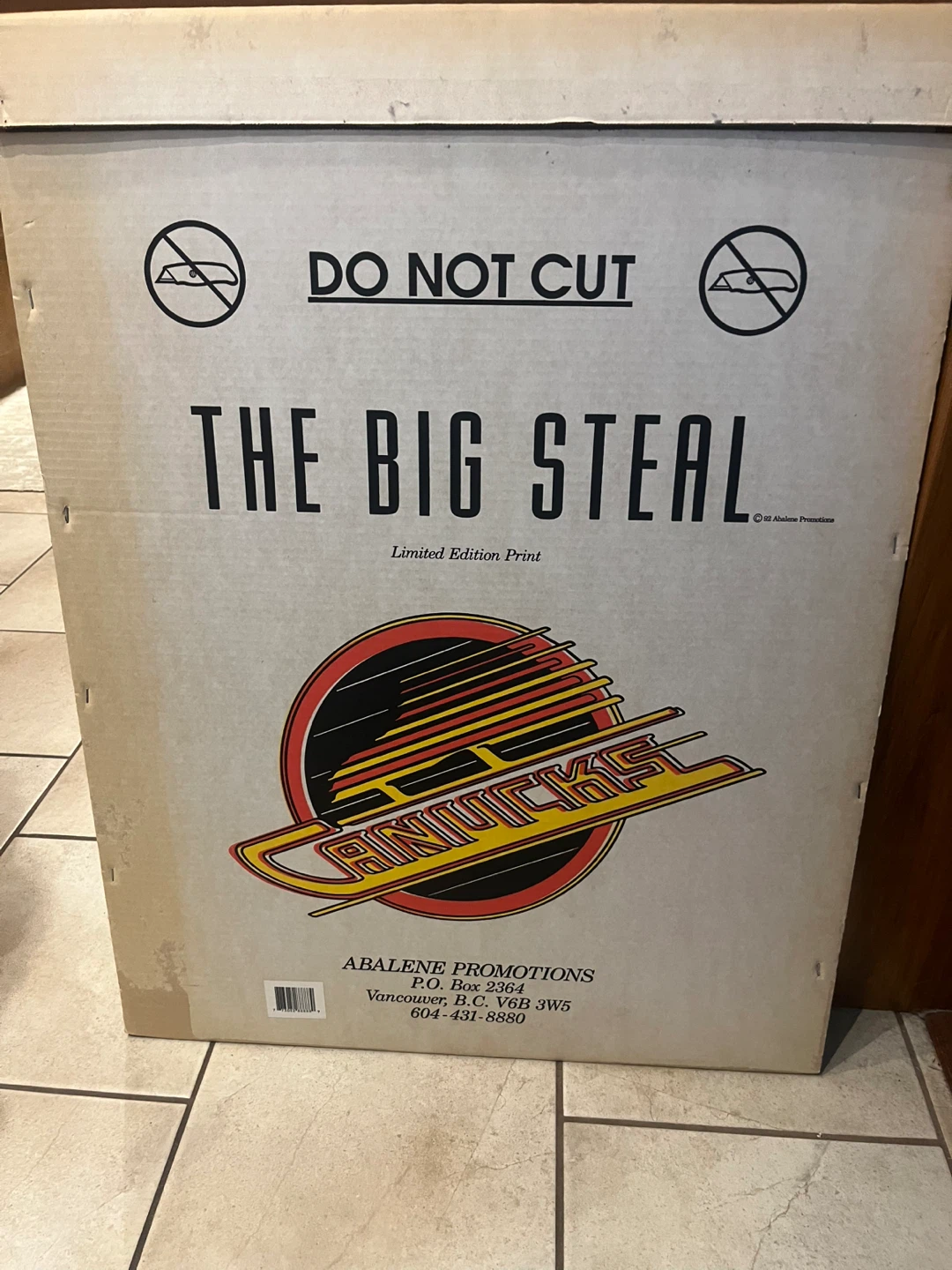 Canucks The Big Steal Limited Edition Print