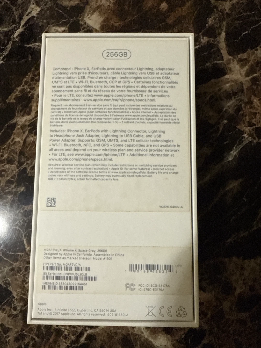 Apple iPhone X, Space Grey, 256GB, Model A1901 - photo 2