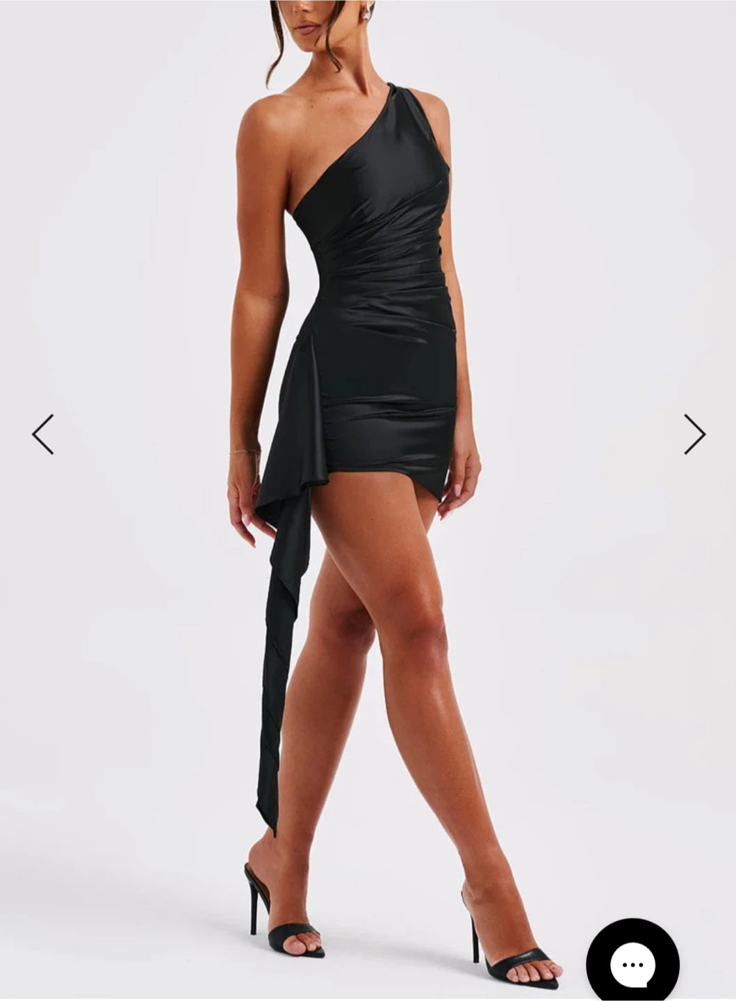 NWT Babyboo | One-Shoulder Mini Dress - XS - photo 2