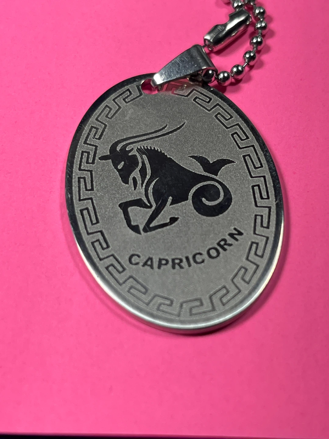 Capricorn Zodiac Pendant Necklace