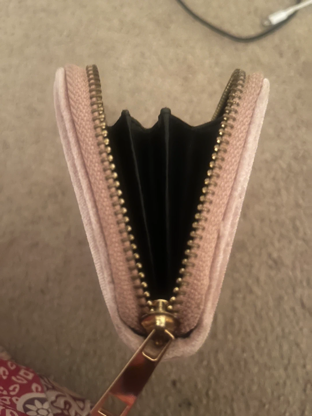 Velvet Zip-Around Wallet - photo 3