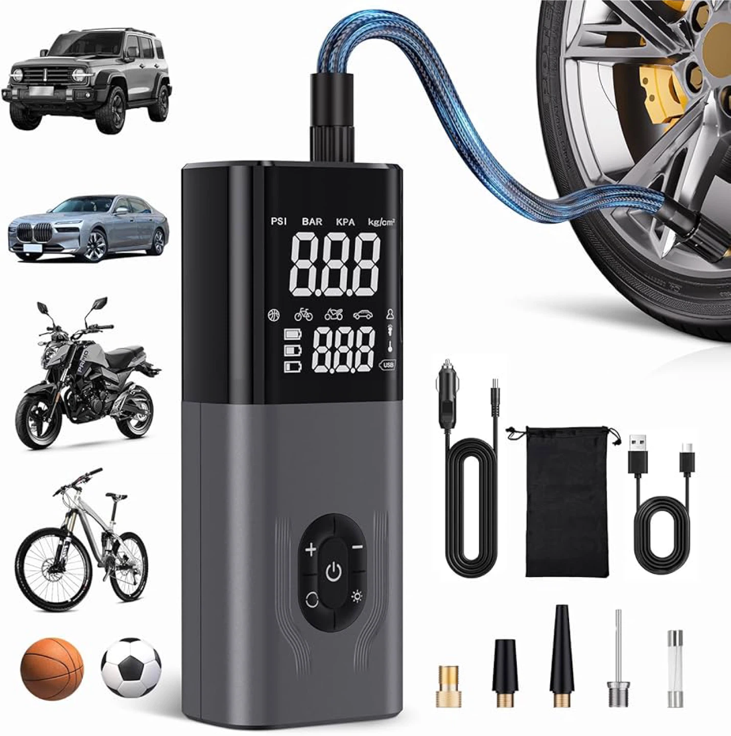 CKWUE Portable Tire Inflator C7