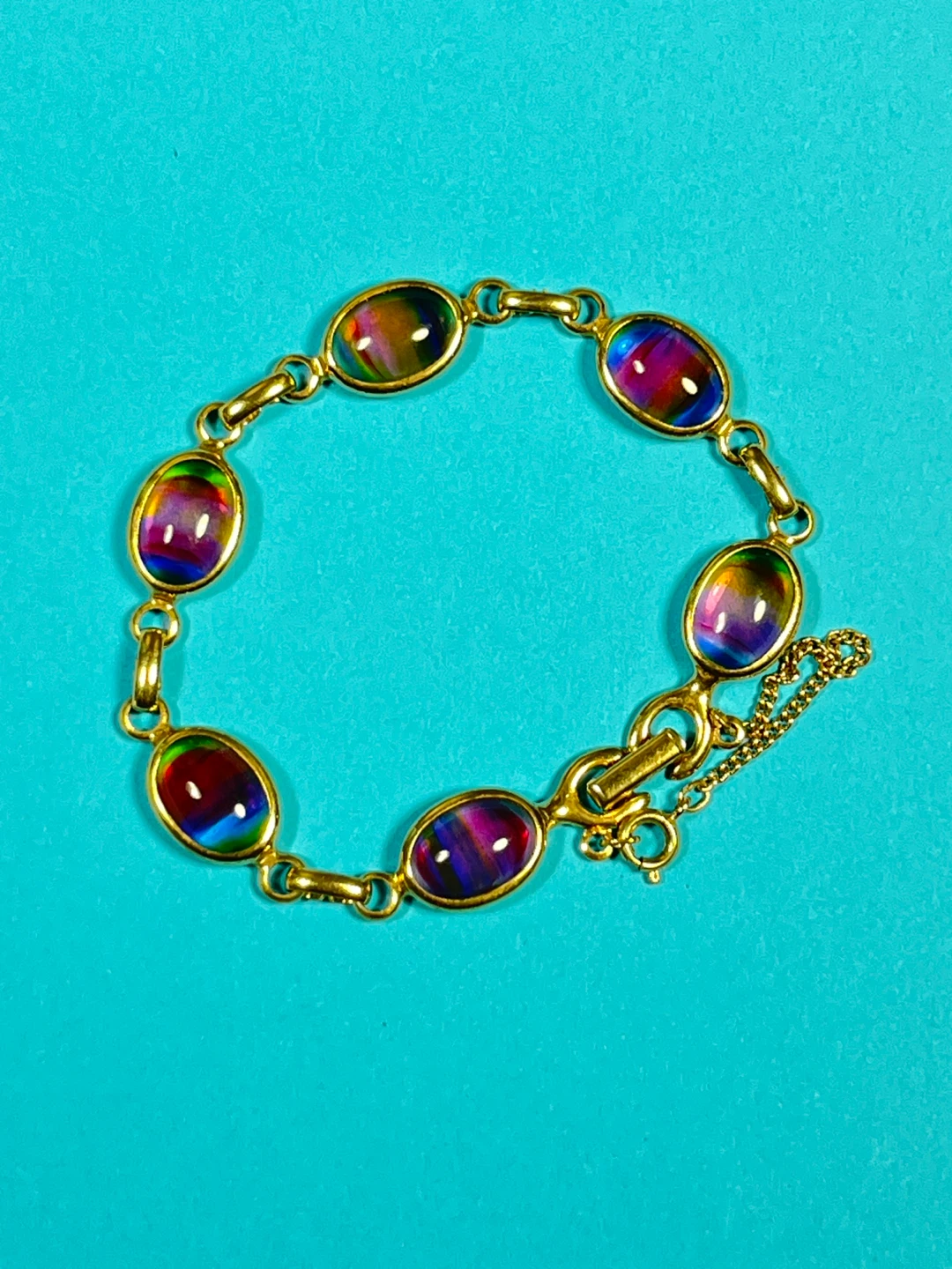 Sarah Coventry Rainbow Stone Bracelet - photo 3