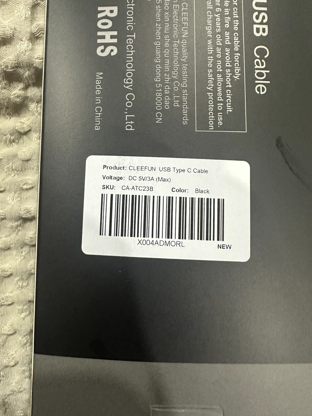 2 pack Type C Cable - Black 10ft🏆 - photo 2