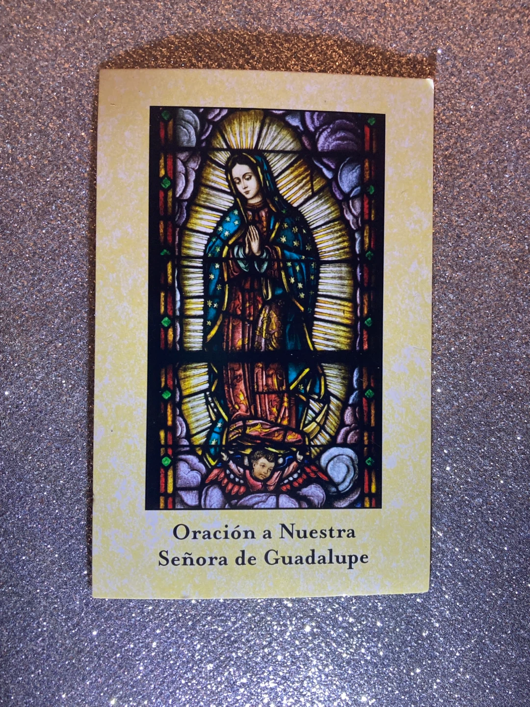 Our Lady of Guadalupe Prayer Card