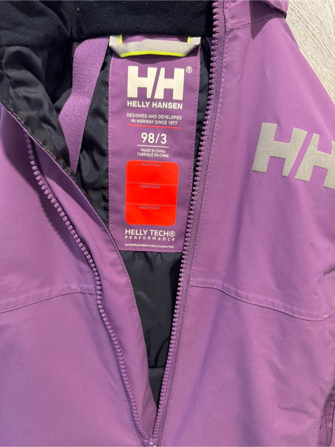 Helly Hansen Purple Snowsuit - 98/3 - photo 2