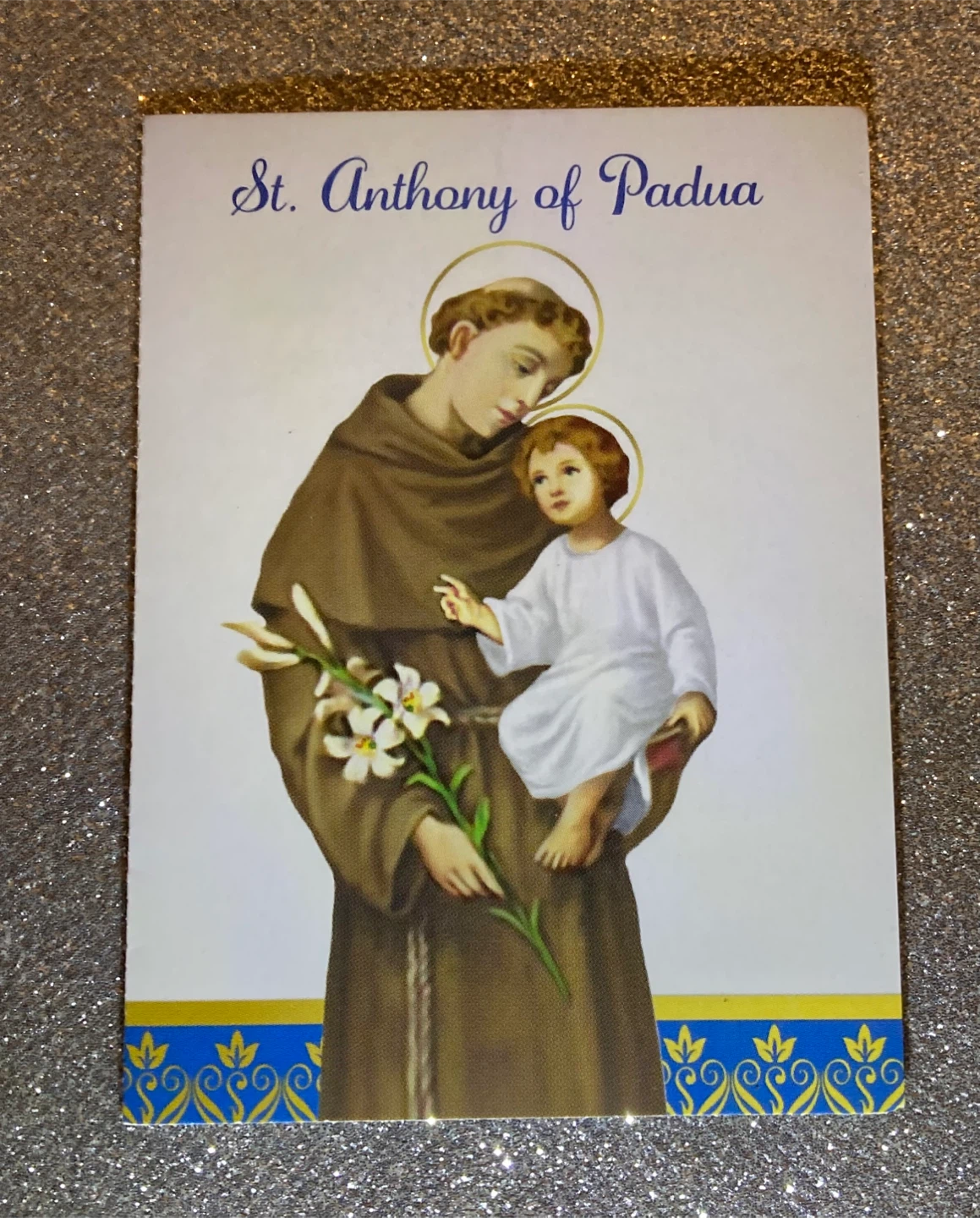 St. Anthony of Padua Religious Card