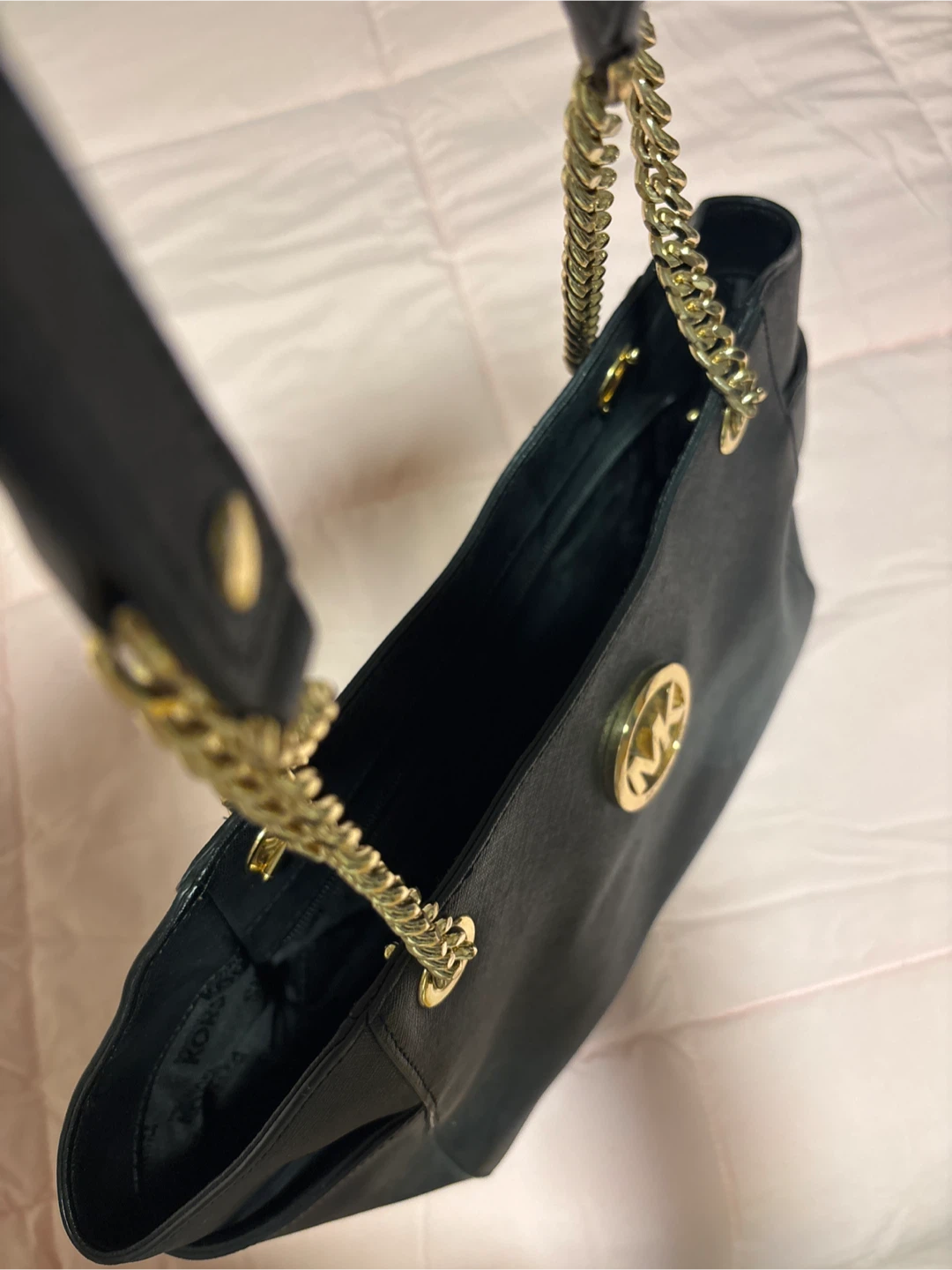 Michael Kors Black Leather Tote Bag - photo 2
