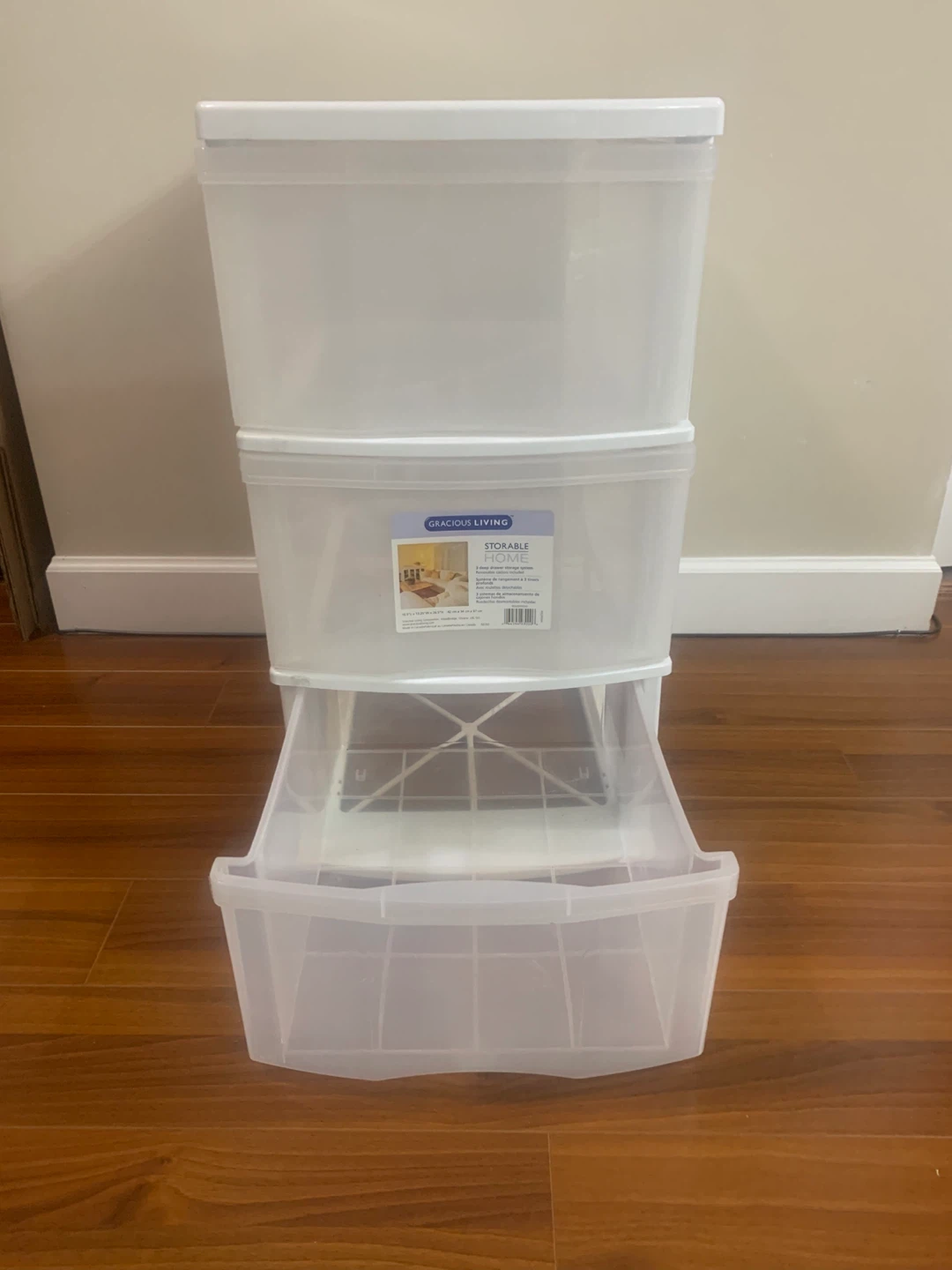 Gracious Living Storable Home 3-Drawer Unit