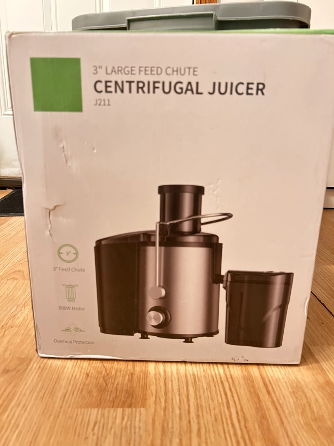 GDOR Centrifugal Juicer J211 - Silver, 3" Feed Chute, 800W - photo 4