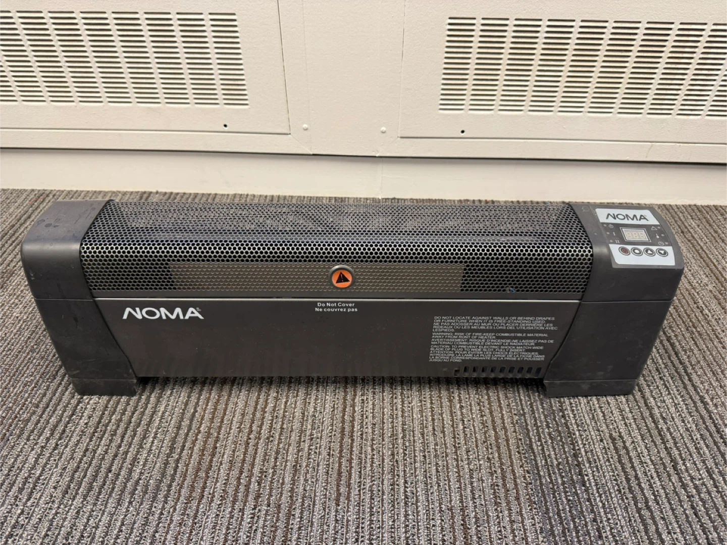 NOMA Portable Electric Heater 750 to 1500 watt