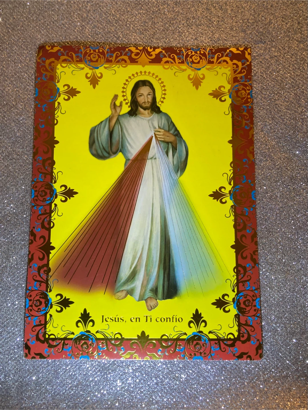 Divine Mercy Jesus Religious Art Card