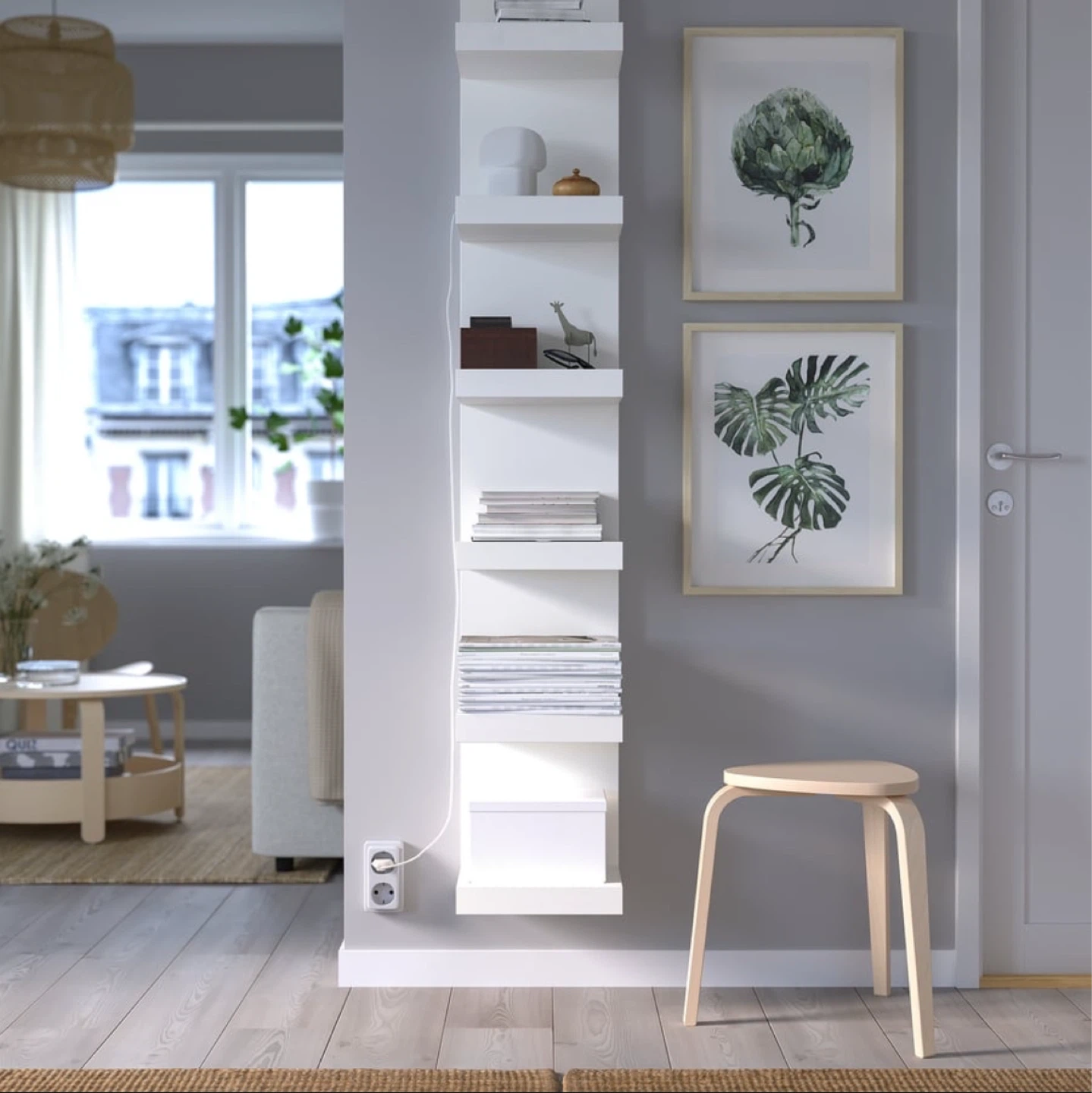 IKEA Lack White Shelf Unit - photo 2