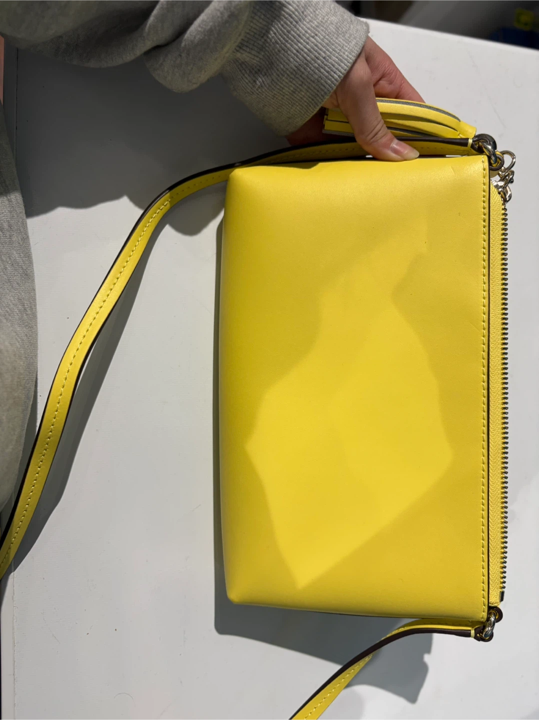 Kate Spade Yellow Leather Crossbody Bag - photo 3