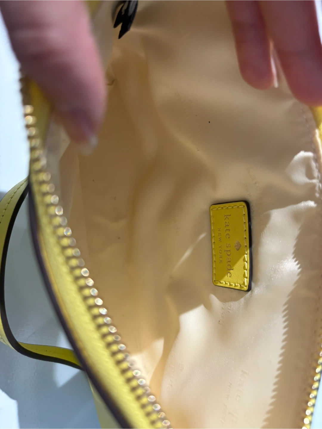 Kate Spade Yellow Leather Crossbody Bag - photo 2