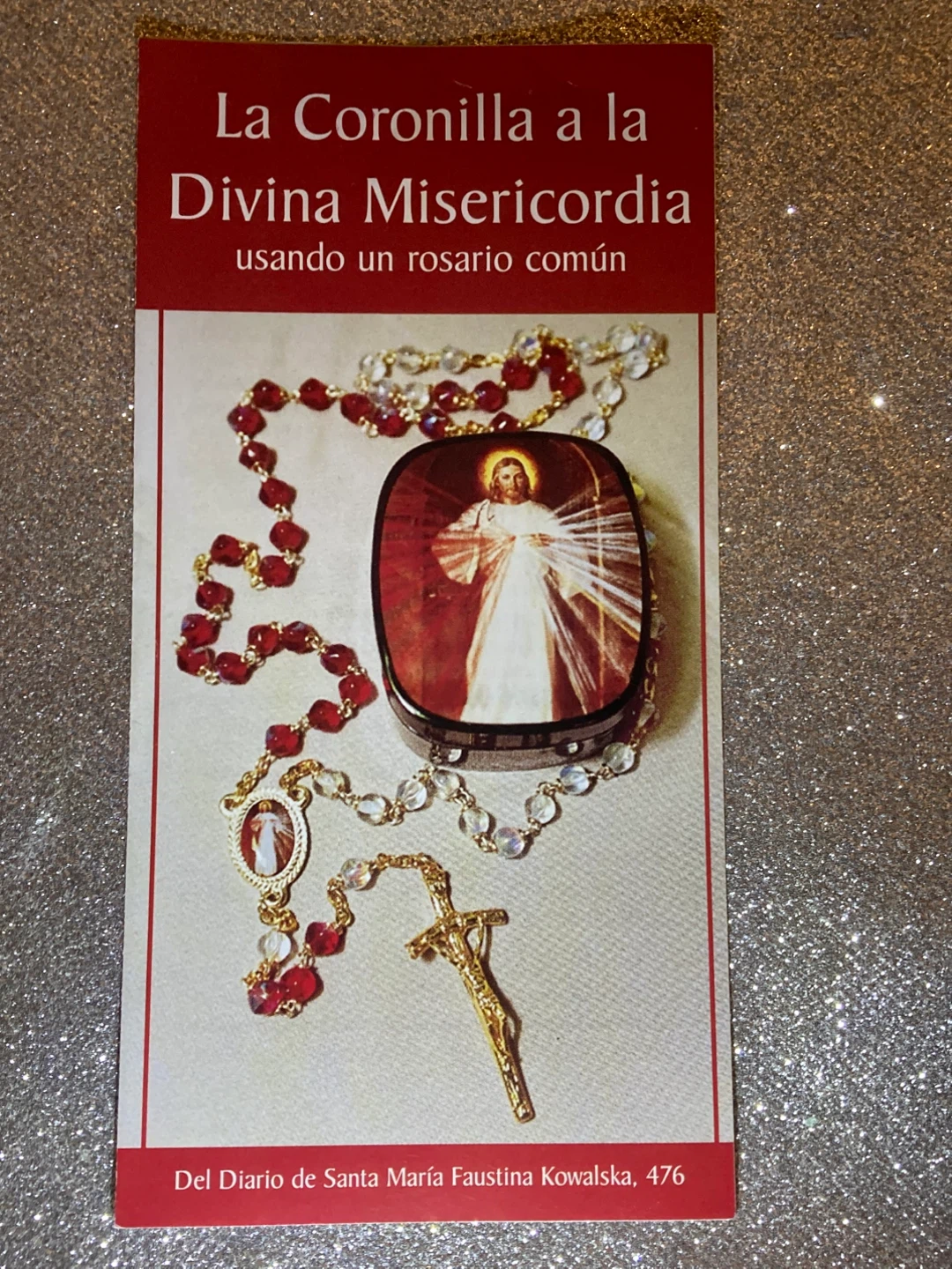 Booklet Divine Mercy Chaplet Rosary Guide