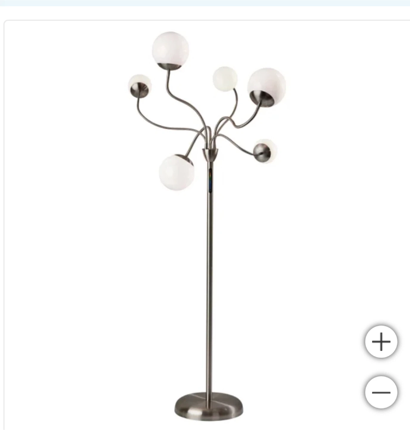 Modern 5-Light Arc Floor Lamp with RGB - photo 3