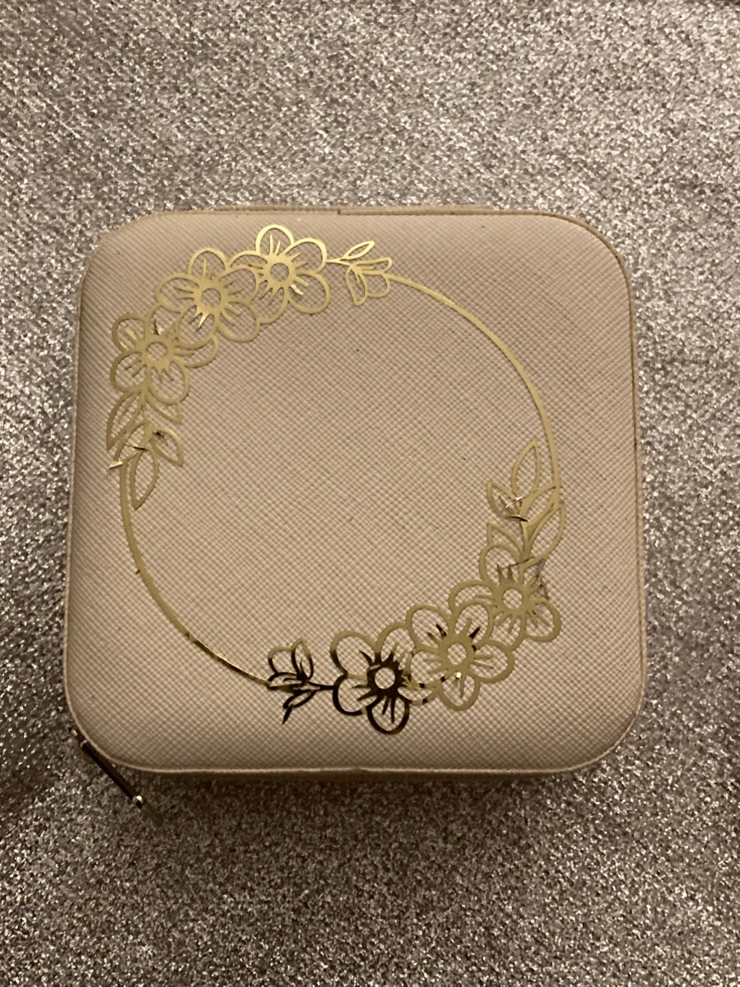Jewelry Organizer Box with Floral Design