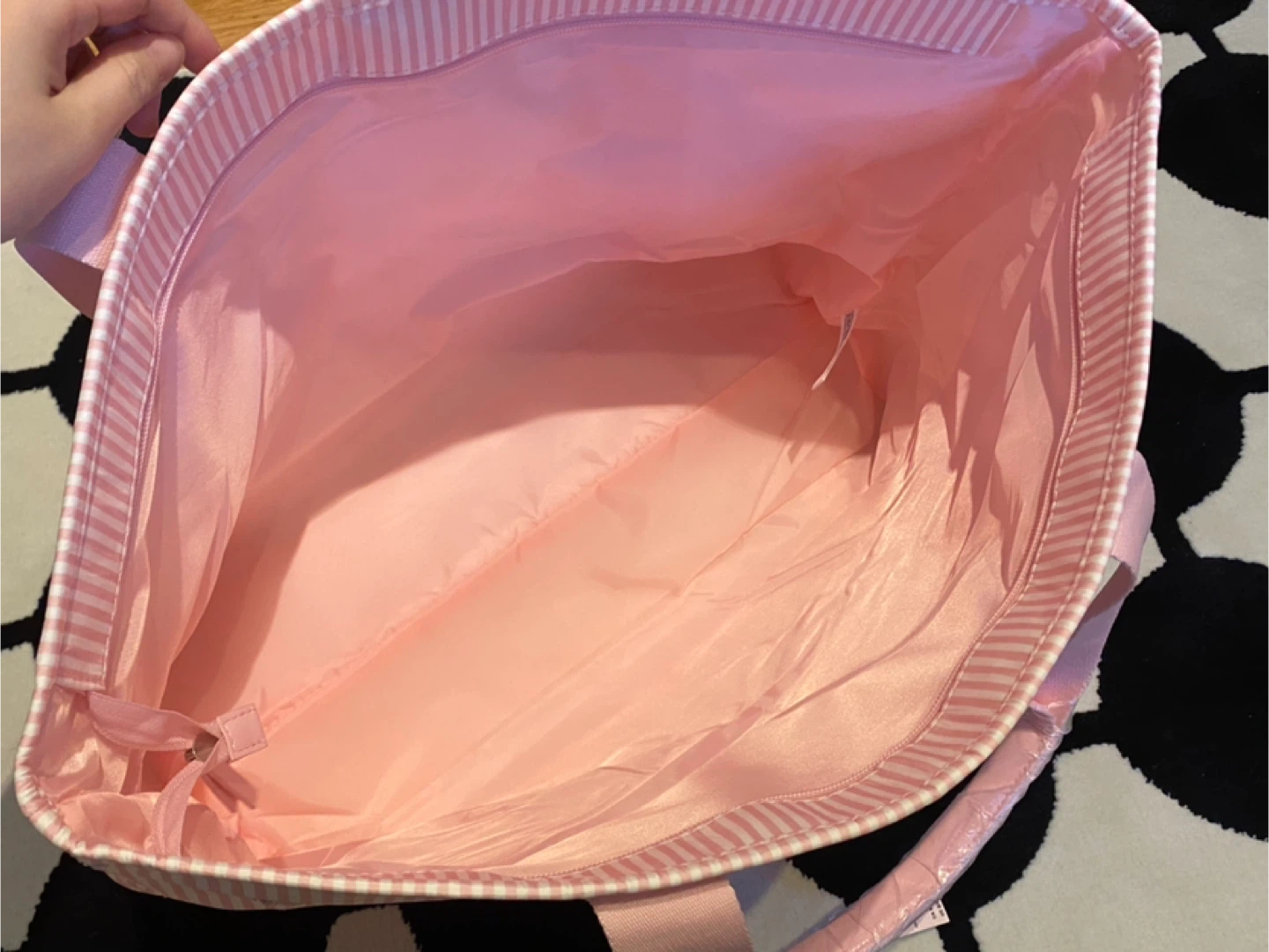 (With tags) Victoria's Secret Pink Striped Tote Bag - photo 4