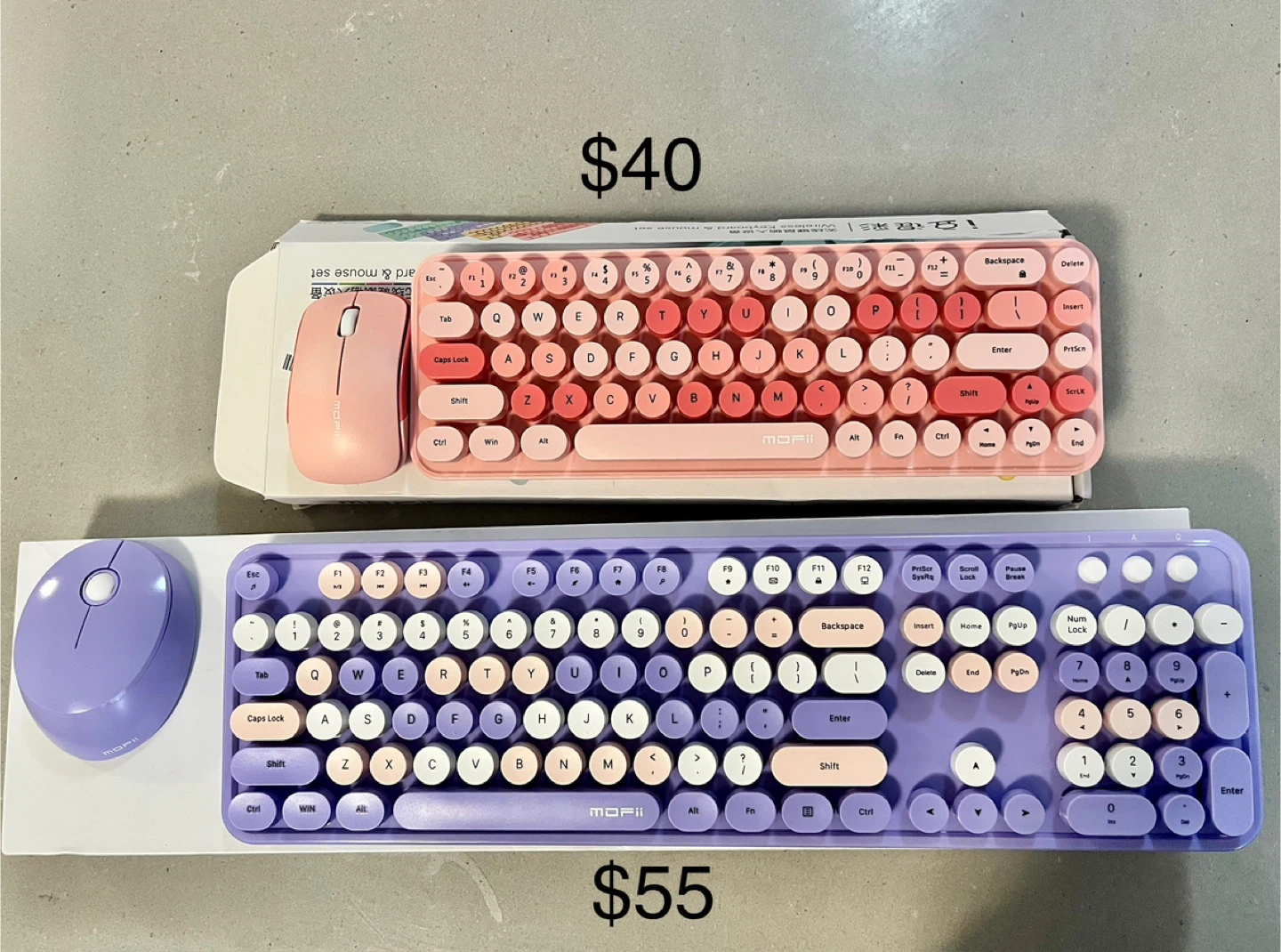 Wireless Keyboard and Mouse Set
