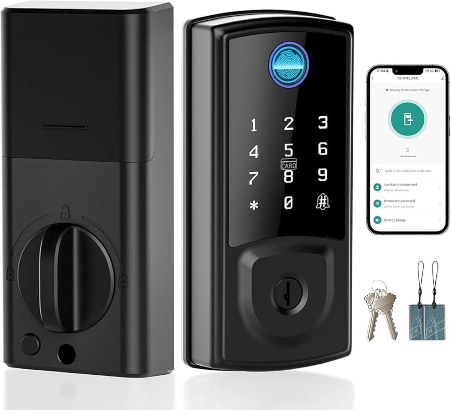 GOALSPARK Smart Lock Z32 - Black