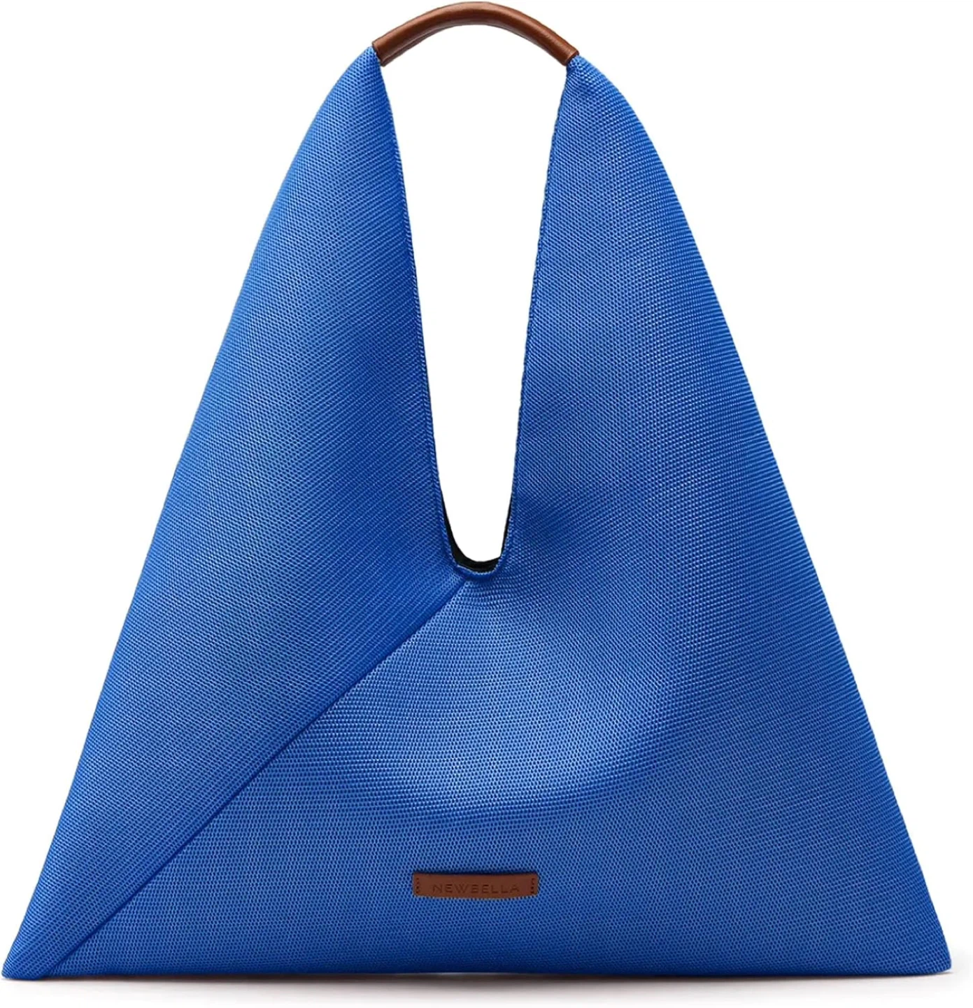 NEWBELLA Anne Knitted Shoulder Hobo Bag Blue Slouchy Tote