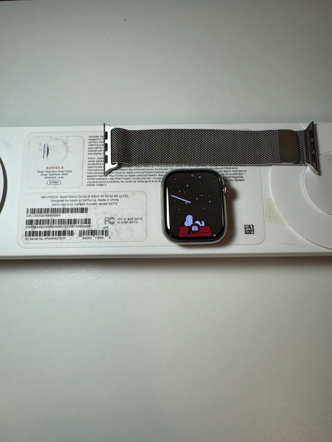 Apple Watch S8 (GPS + Cellular) 41mm Silver Stainless Steel