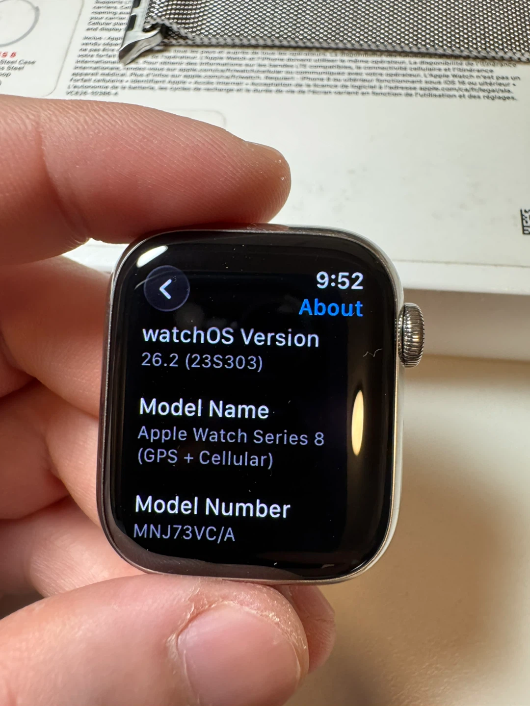 Apple Watch S8 (GPS + Cellular) 41mm Silver Stainless Steel - photo 4