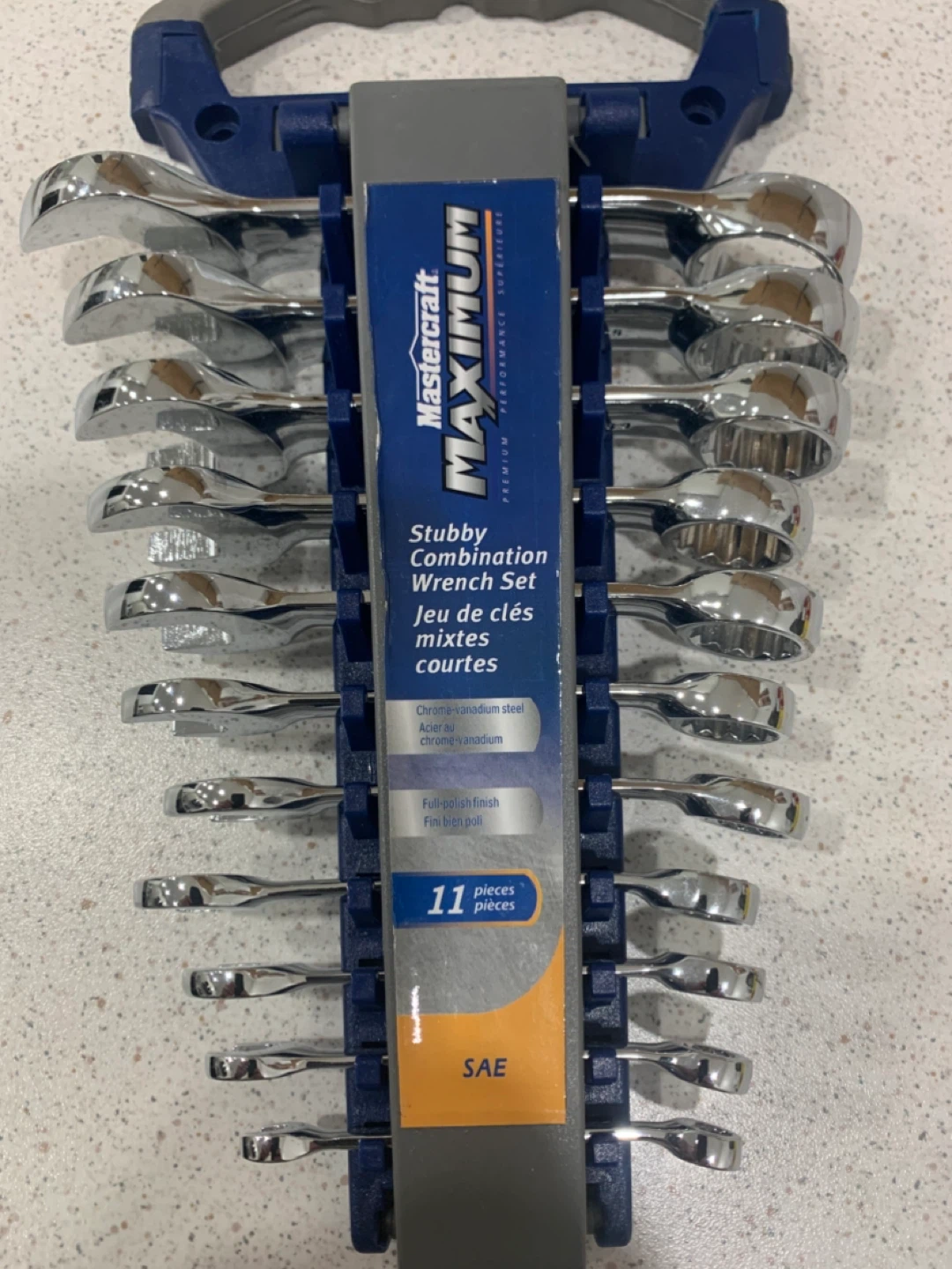 Mastercraft Maximum Stubby Combination Wrench Set - 11 pc