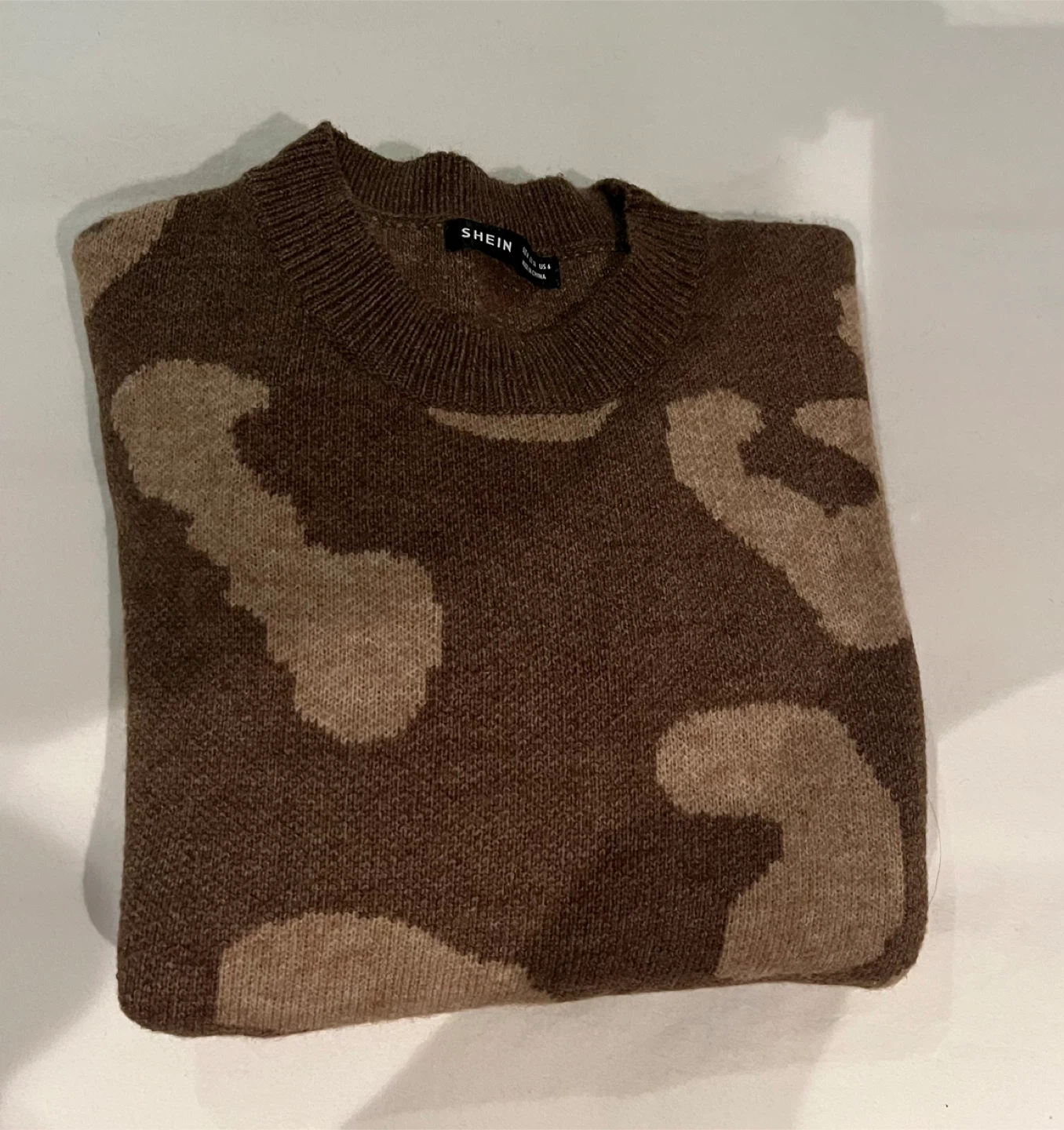 SHEIN Leopard Print Sweater - Size M - photo 2