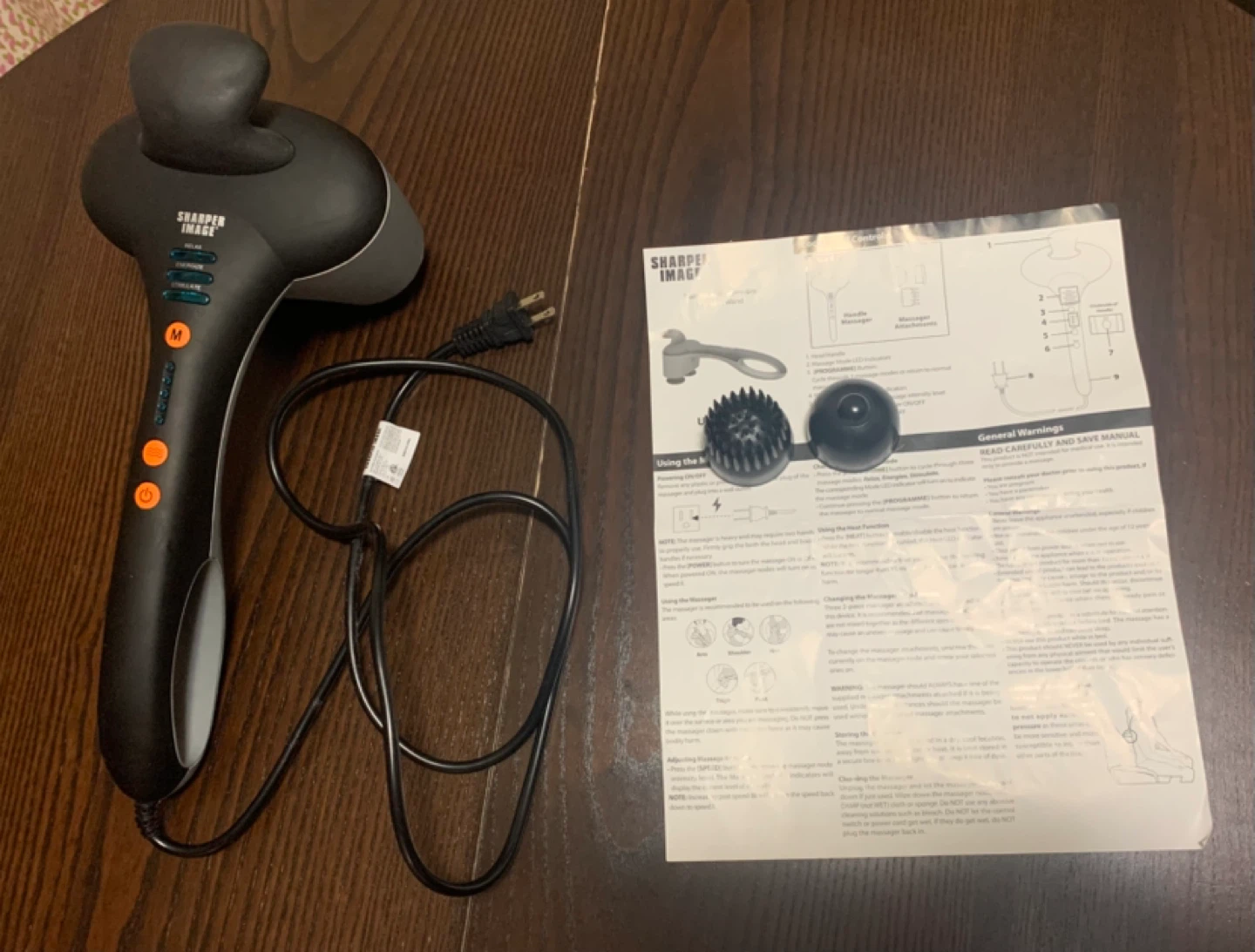 Sharper Image Handheld Massager - photo 2