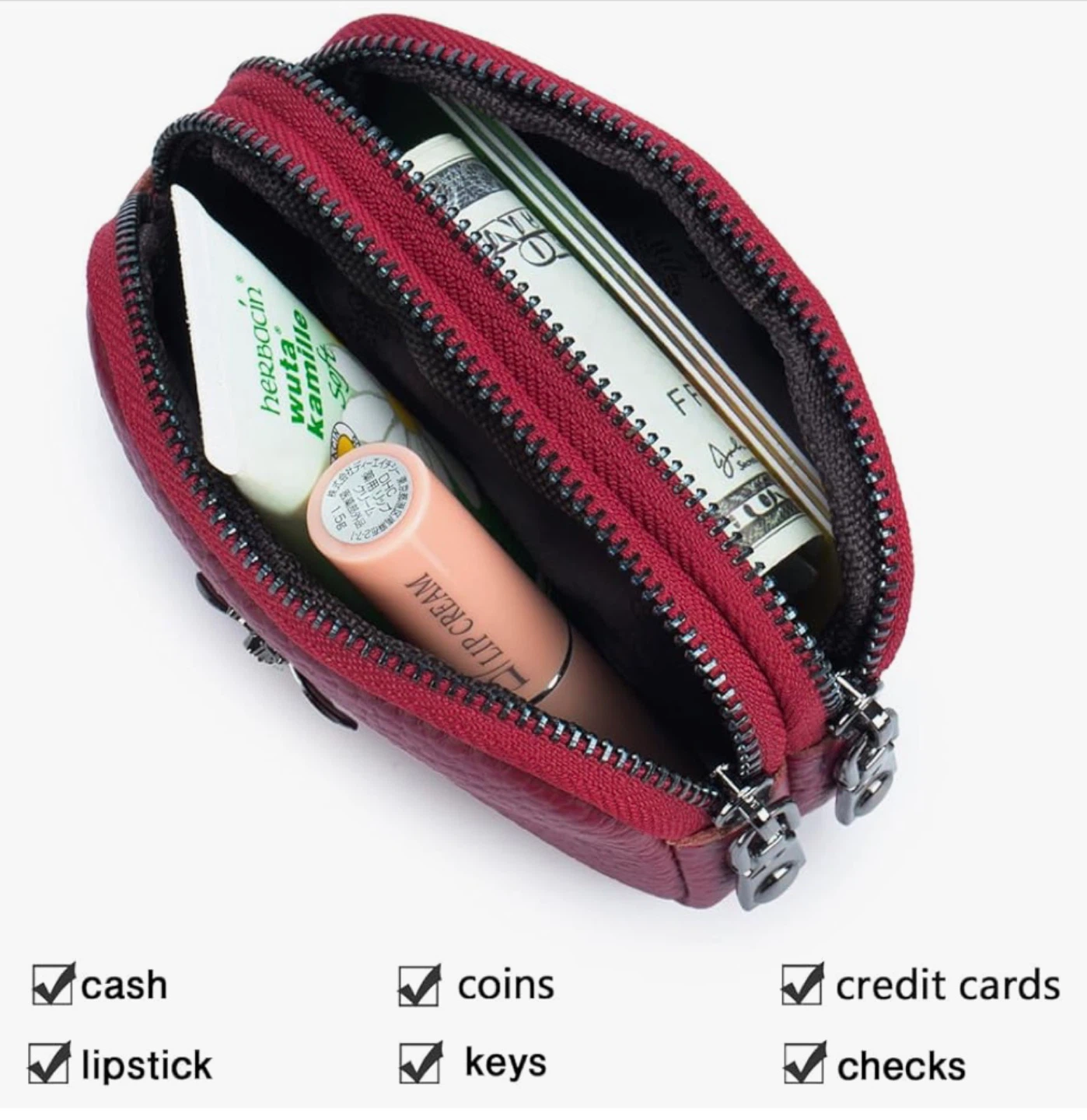 imeetu Women Leather Coin Purse - photo 3