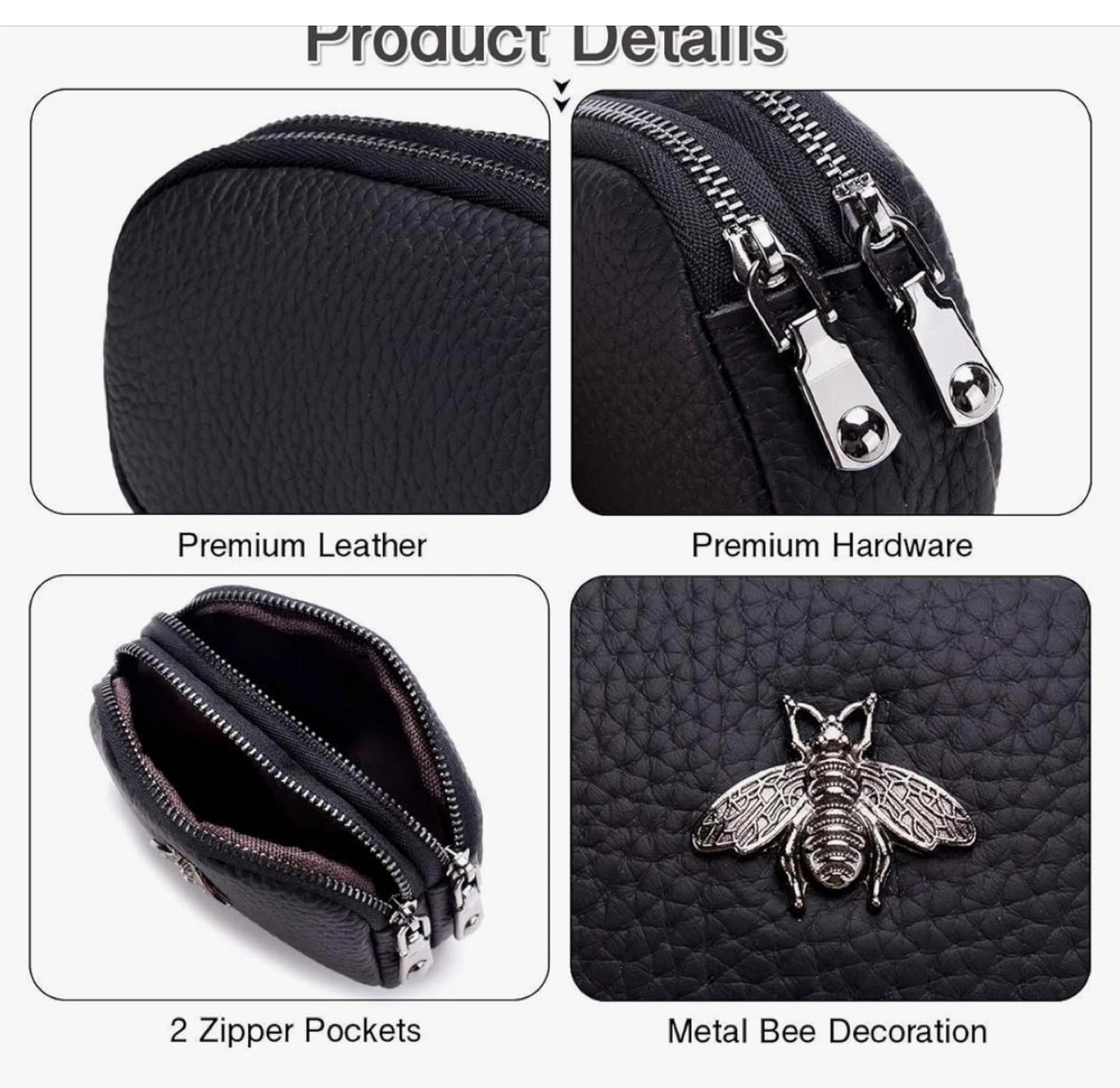imeetu Women Leather Coin Purse - photo 4