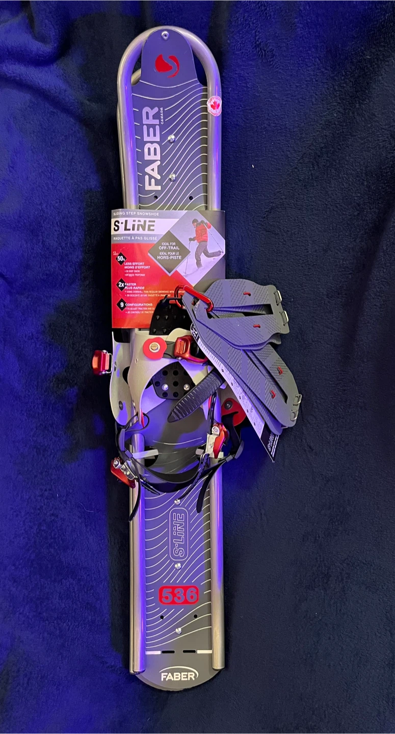 Faber S-Line 536 Sliding Step Snowshoes, sz SMALL