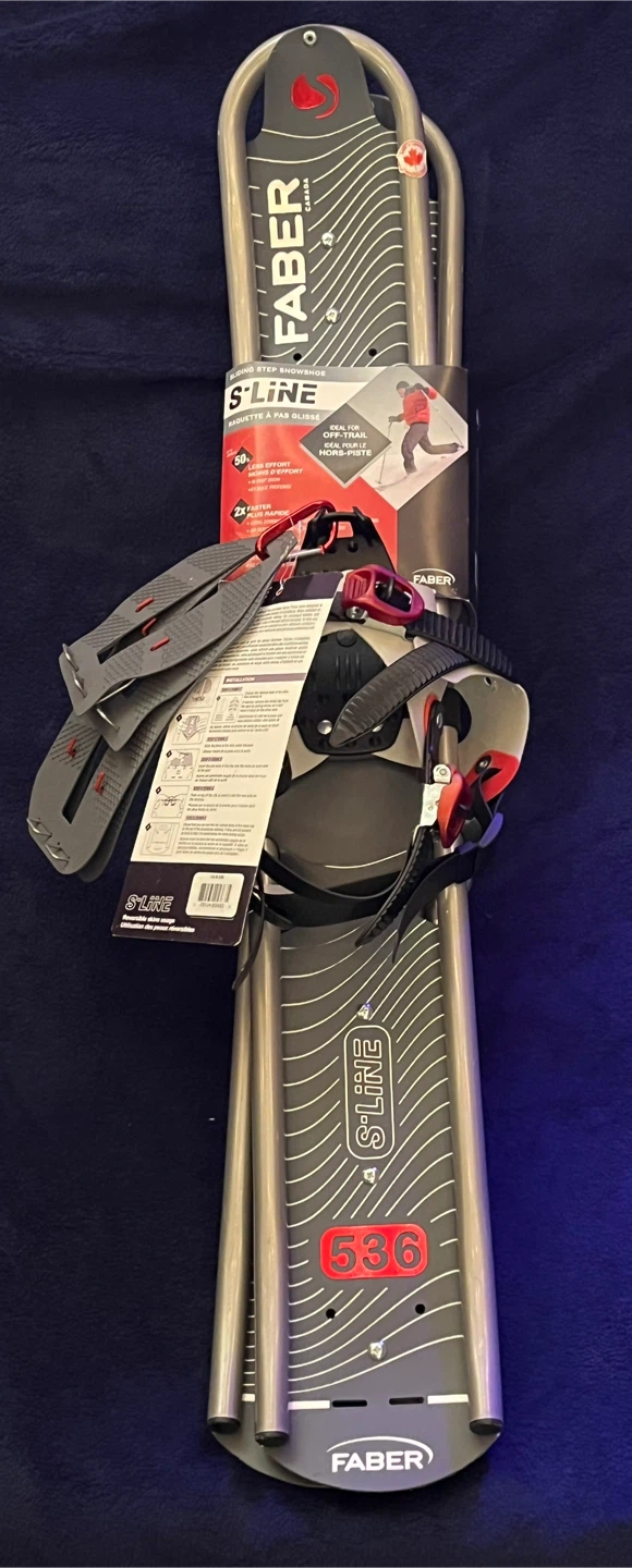 Faber S-Line 536 Sliding Step Snowshoes, sz SMALL - photo 2