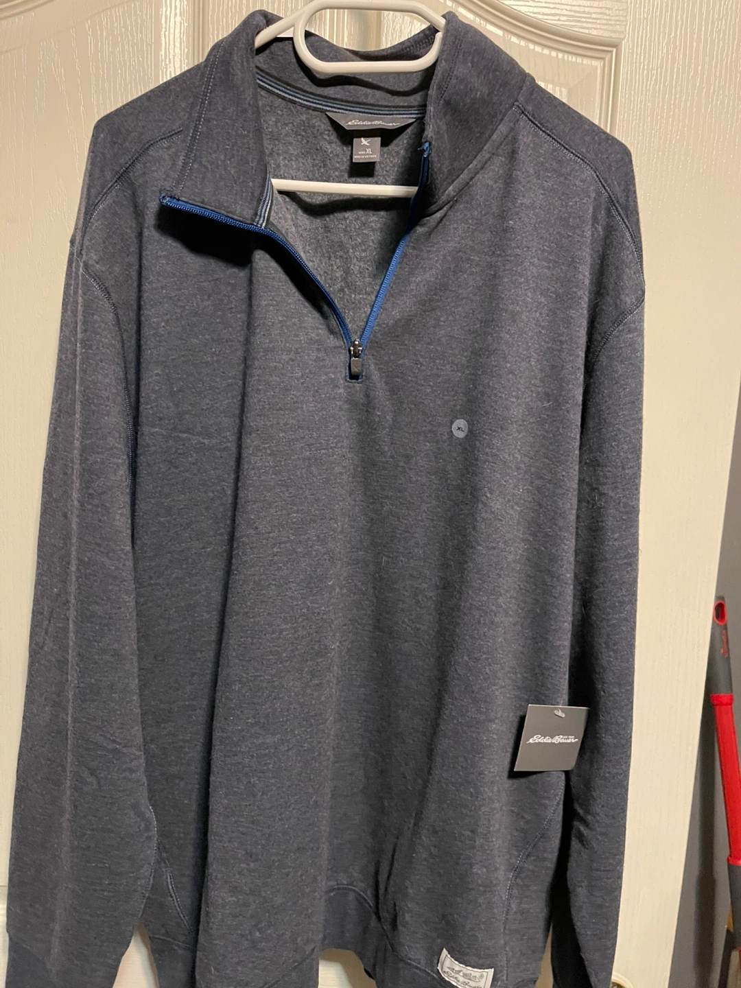 Eddie Bauer Men's Quarter-Zip Pullover Sweater XL