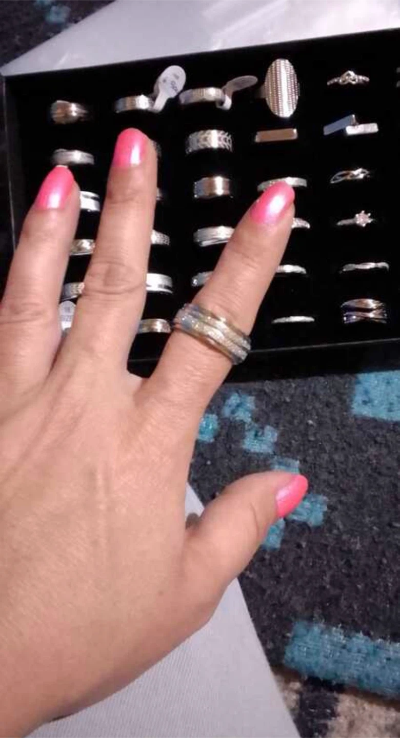 Men's 925 Sterling Silver Spinner Ring - photo 3