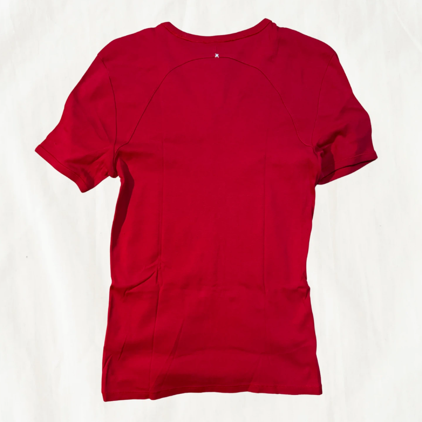 Men’s Red V-Neck T-Shirt - photo 2
