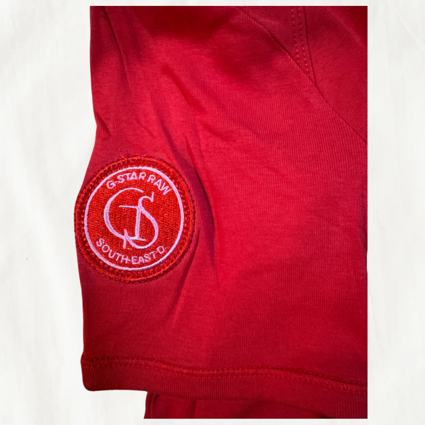 Men’s Red V-Neck T-Shirt - photo 3