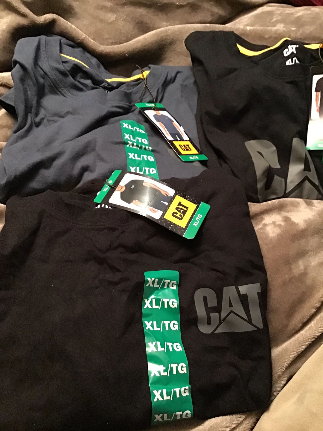 CAT Caterpillar T-Shirts (XL/TG)